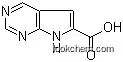 Molecular Structure of 1016241-64-7 (7H-Pyrrolo[2,3-d]pyrimidine-6-carboxylic acid)